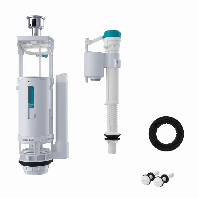 Арматура смывная, 2-ур, нижний подвод, тип А, IDDIS F012400-01K