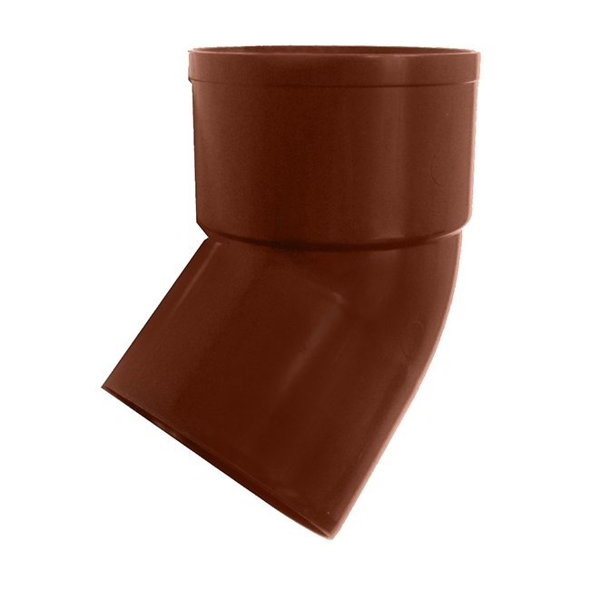 Колено Murol 45° 100 мм коричневый Имидж