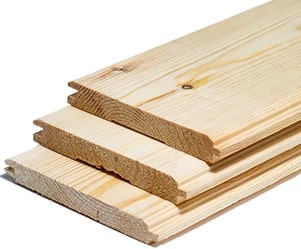 Имитация бруса 20x121x3000мм сорт АВ Вельский лес