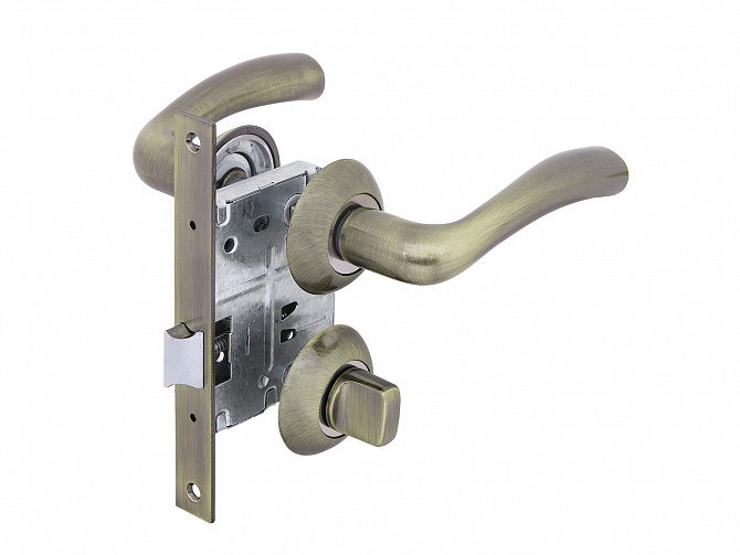 Комплект для межкомнатной двери FZ SET 02L 170 BK AB Фабрика замков