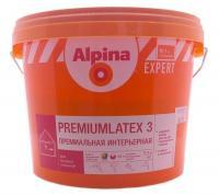 Краска для внутренних работ Alpina EXPERT Premiumlatex 3, база 3 для колерования машинным способом