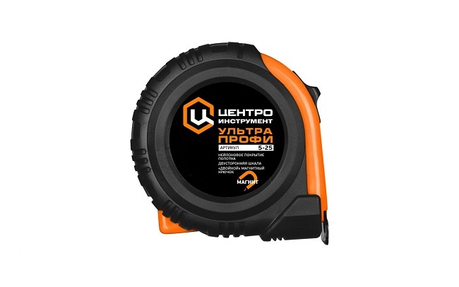 Рулетка 3 м х 19 мм, ЦЕНТРОИНСТРУМЕНТ УЛЬТРА-ПРОФИ 3М-19ММ (ULTRA-PROFI)