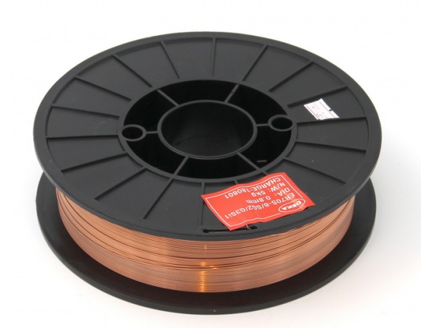 Проволока сварочная омедненная 0.6 мм (5 кг) ER70S-6, Deka