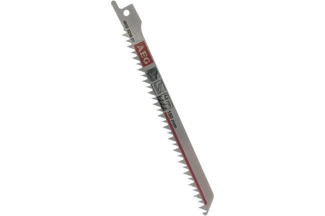 Полотно для сабельной пилы (по дереву) SZ BL 152х4,2 мм (2 шт), AEG