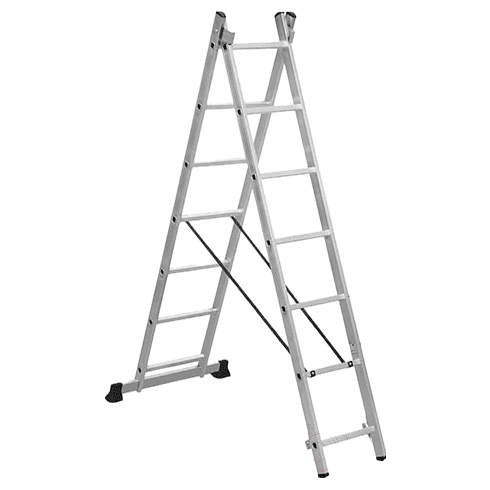 Лестница алюминиевая двухсекционная Алюмет SC2010