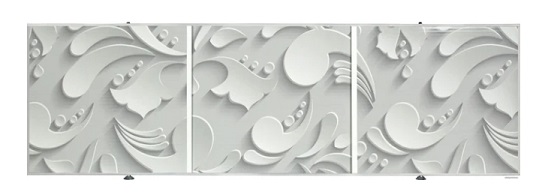 Экран под ванну Ажур 3D 1700 мм COMFORT ALUMIN