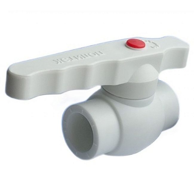 Кран шаровой ПП 20 мм Политэк