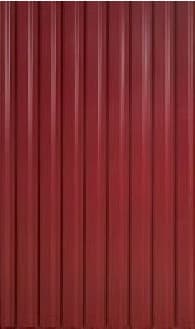 Лист профилированный МП20 0.35x1100x1500 RAL 3005 (красный)