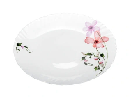 Тарелка десертная стеклокерамика 24 см  CZ CONTACT 232-62010