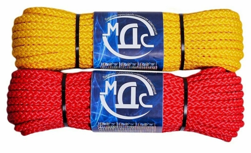 Шнур плетёный полипропиленовый 8 мм 8 прядей МДС