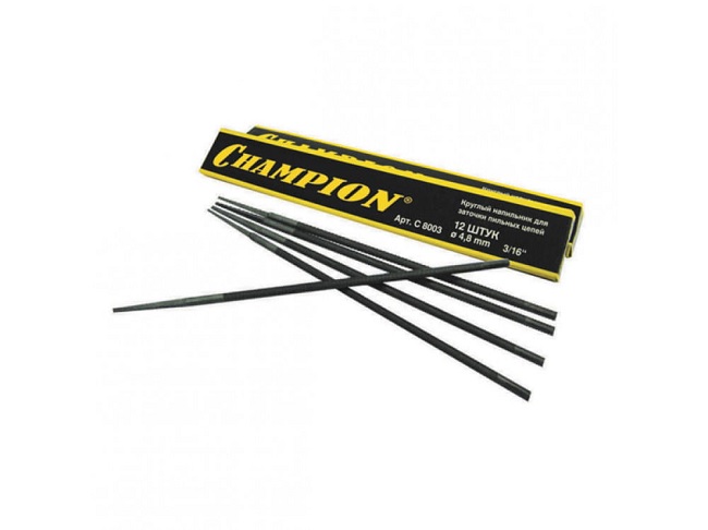 Напильник для заточки цепей d 4.8 мм, Champion C8003