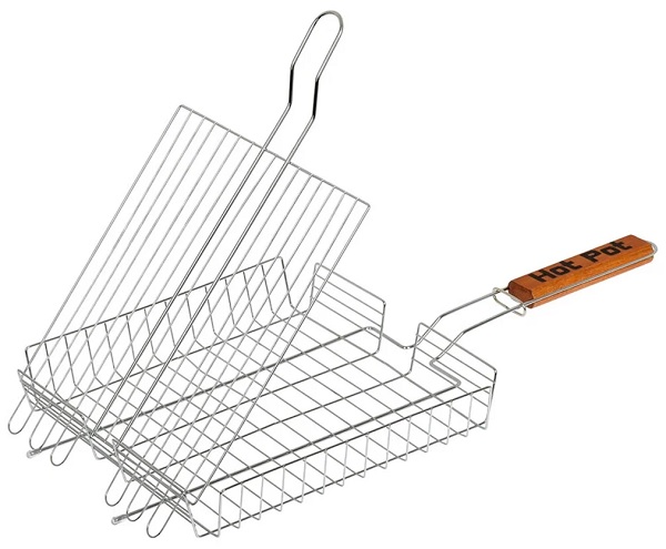 Решетка-гриль 50x25x25x4 cм, Hot Pot 61338