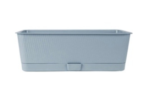 Ящик балконный Прованс, 40x17x13см, 6 л, ментол с поддоном