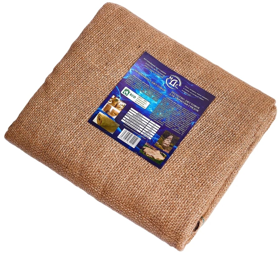 Полотно джутовое мешковина 1,1x1,5 м МДС