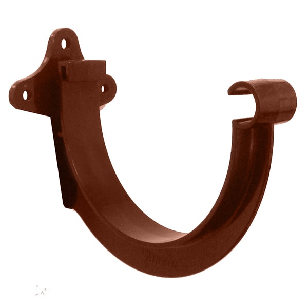 Кронштейн желоба (коричневый) ПВХ 130/100 мм MUROL