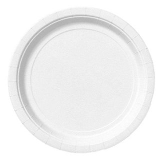 Набор тарелок бумажных №27 (200-230 мм), 10 шт Пластик Хаус