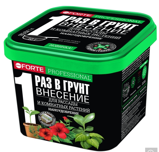 Удобрение для комнатных растений, рассады, саженцев 1л Bona Forte