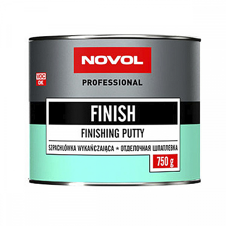 Шпатлевка автомобильная отделочная Novol Finish мелкозернистая 0.75 кг