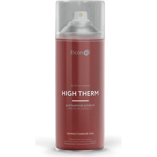 Лак термостойкий аэрозольный Elcon 520 мл