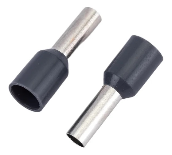 Наконечник-гильза Е4009 4мм2 с изолированным фланцем, TDM SQ0512-0003