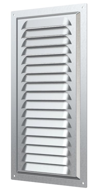 Решетка вентиляционная металлическая с оцинкованным покрытием 150х300 мм ERA