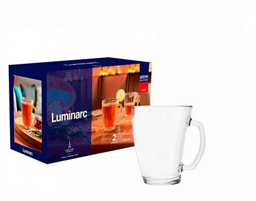 Набор кружек стеклянных 