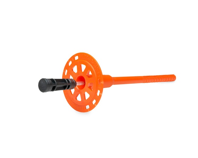 Дюбель для теплоизоляции 8x140мм со стальным гвоздем с термоголовкой DT-8T (75 шт.) ЕКТ
