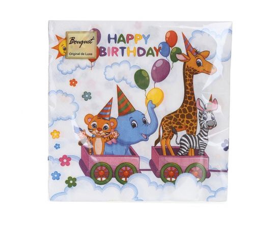 Салфетки бумажные 33x33см 