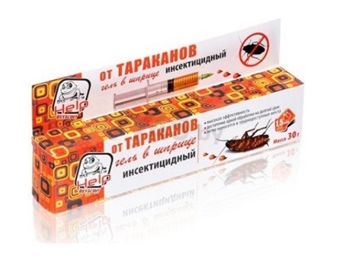 Гель в шприце от тараканов 30 гр. HELP 80272