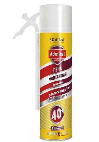 Пена бытовая 40 ADMIRAL 400гр/500 мл 