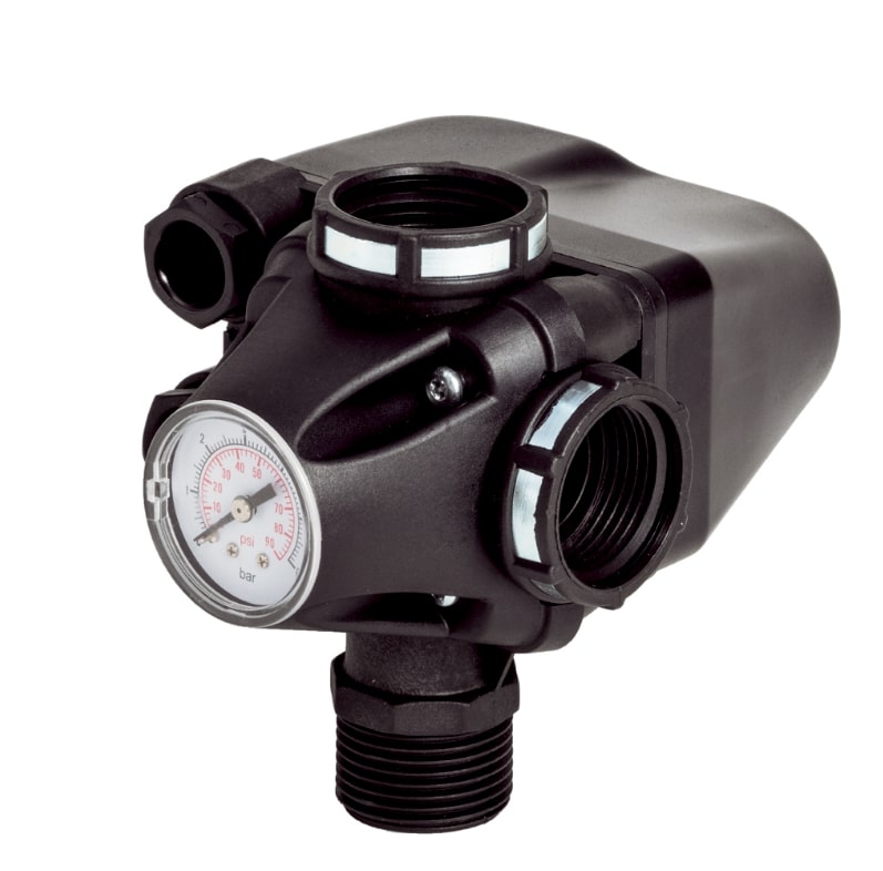 Реле давления с манометром Italtecnica РМ5/3W 1 FG 16A