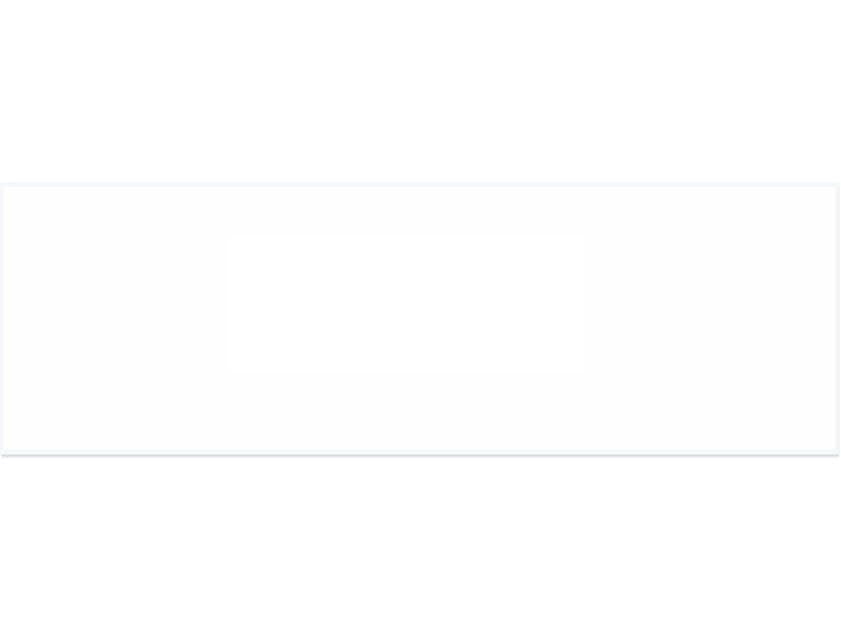 Полка стеклянная вкладная 400x130x6мм белая СТЕКЛОЛЮКС