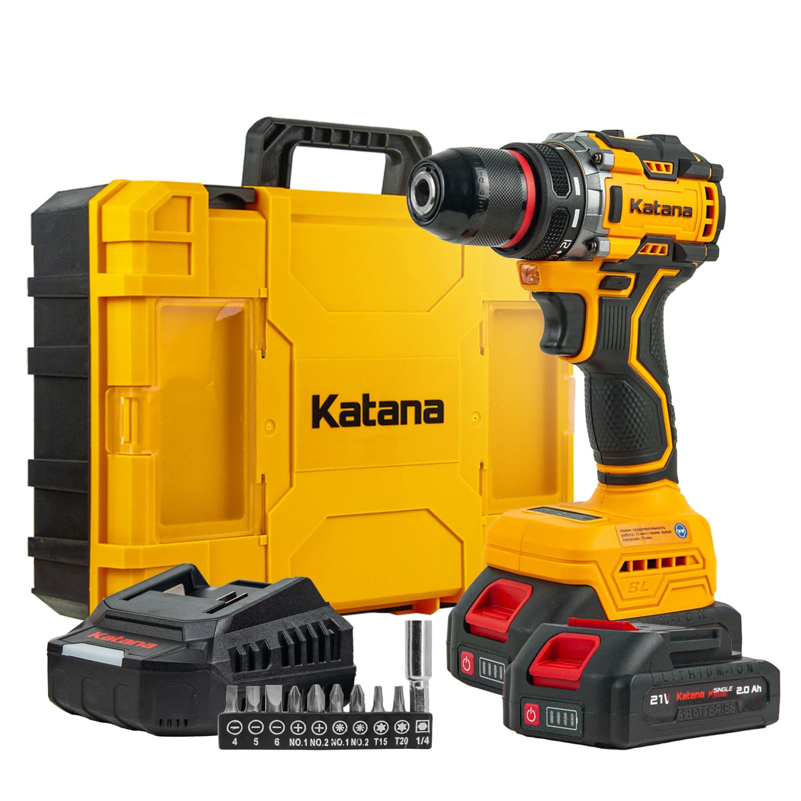 Дрель-шуруповерт аккумуляторный Katana HD Line BCD5501