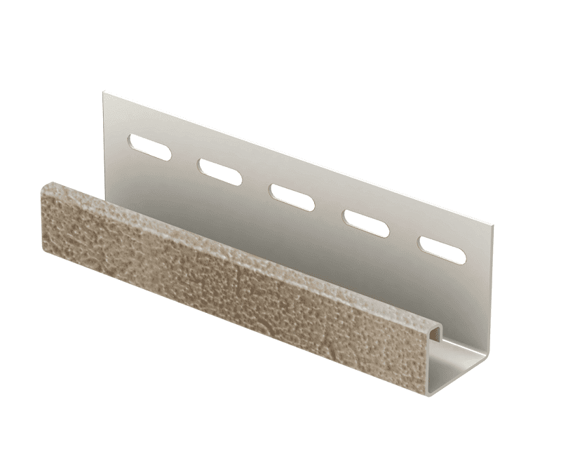 J-Планка 044Н для сайдинга винилового Ю-Пласт Клинкер балтик пустыня