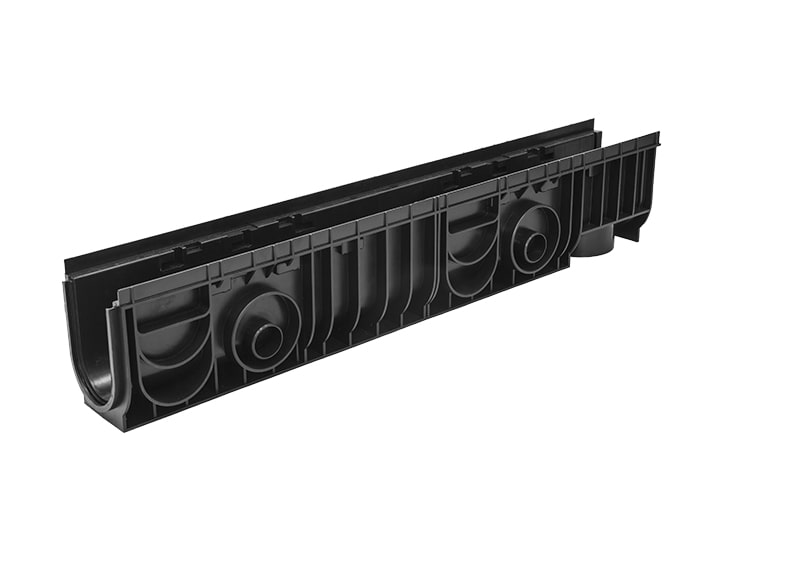 Лоток 100.175 h195 пластиковый Ecoteck (черный)