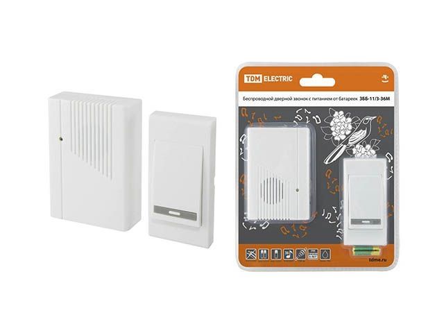 Звонок беспроводной ЗББ-11/3-36М TDM SQ1901-0003