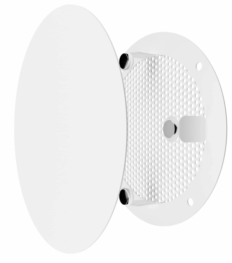 Решетка вентиляционная разъемная на магнитах окрашенная сталь d130/170 мм ERA (17RVM)