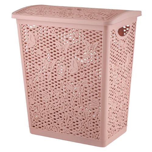 Корзина для белья 35л, розовый топаз, Plastic Republic Fiori KL1205 11 005