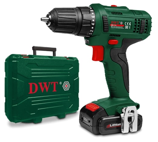 Дрель-шуруповёрт аккумуляторная ABS-12 L-2 BMC DWT
