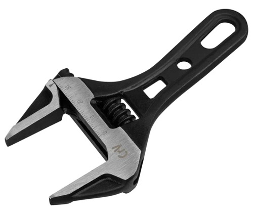 Ключ разводной, 135 мм, CrV, укороченная ручка Denzel 15752