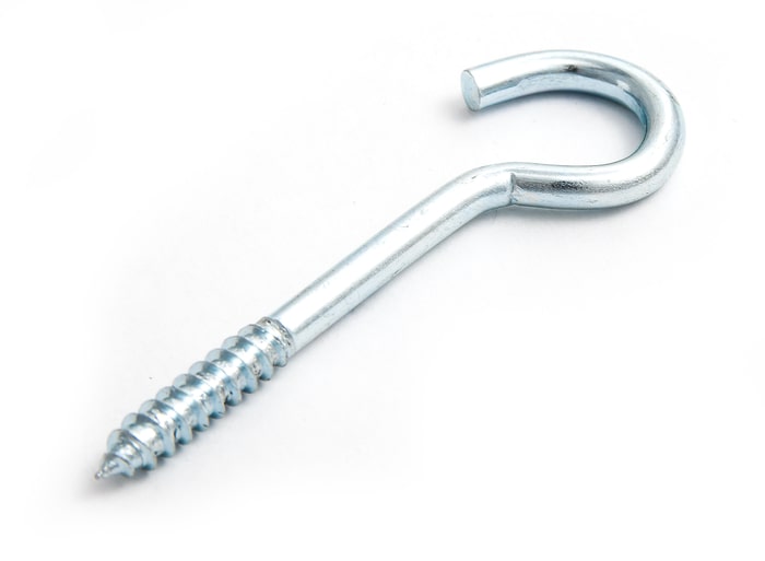 Шуруп-полукольцо 5х65х83 (4 шт.) Монтаж