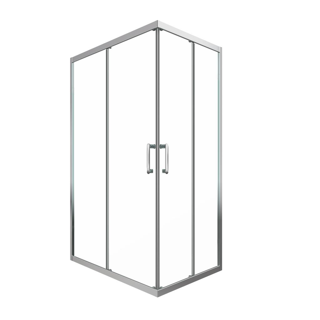 Душевой уголок Triton Фикс-Хром 120*80 без поддона 