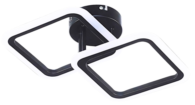 Светильник потолочный B5105/2 44Вт черный Aitin-Pro