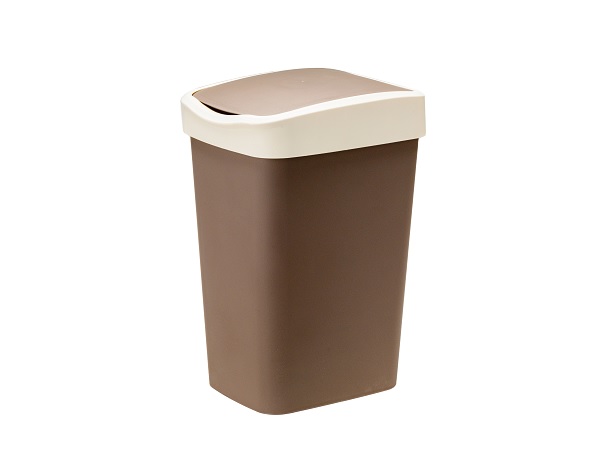 Ведро для мусора 20л (шоколад/слоновая кость), Violet Tandem 842022