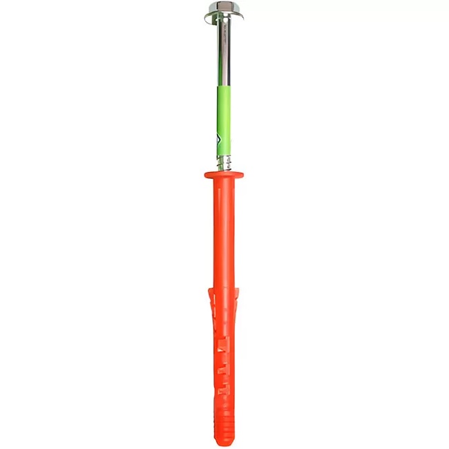 Дюбель рамный с шурупом RD-H 10x140 цилиндр, нейлон, B009550 EKT