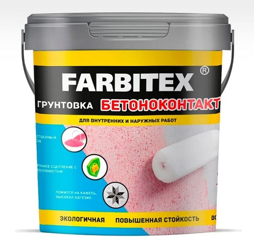Грунтовка акриловая бетоноконтакт Farbitex 