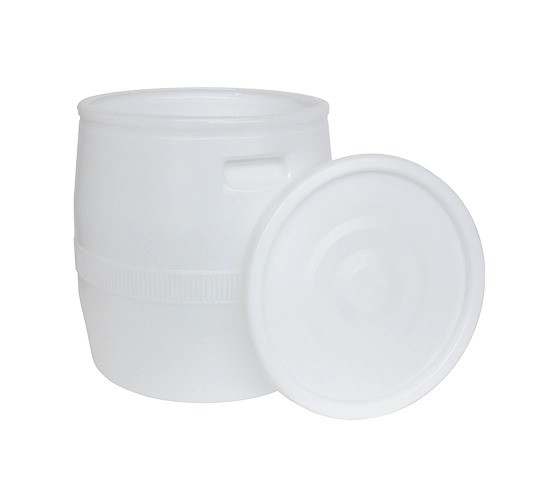 Бочка пластмассовая пищевая 20л с крышкой БЗПИ  831047