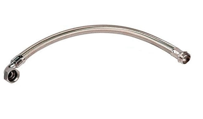 Подводка гибкая угловая для станций водоснабжения гайка 1 - штуцер 1/2, 30см UNIPUMP