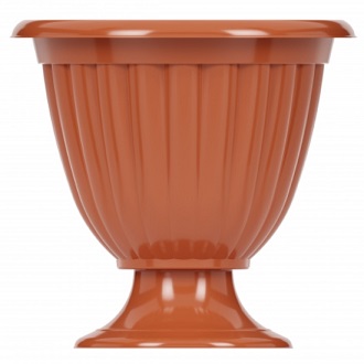 Вазон Жасмин 12 л коричневый, М1557 Альтернатива