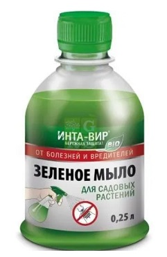 Средство для защиты растений Зеленое мыло 250 мл ИНТА-ВИР 
